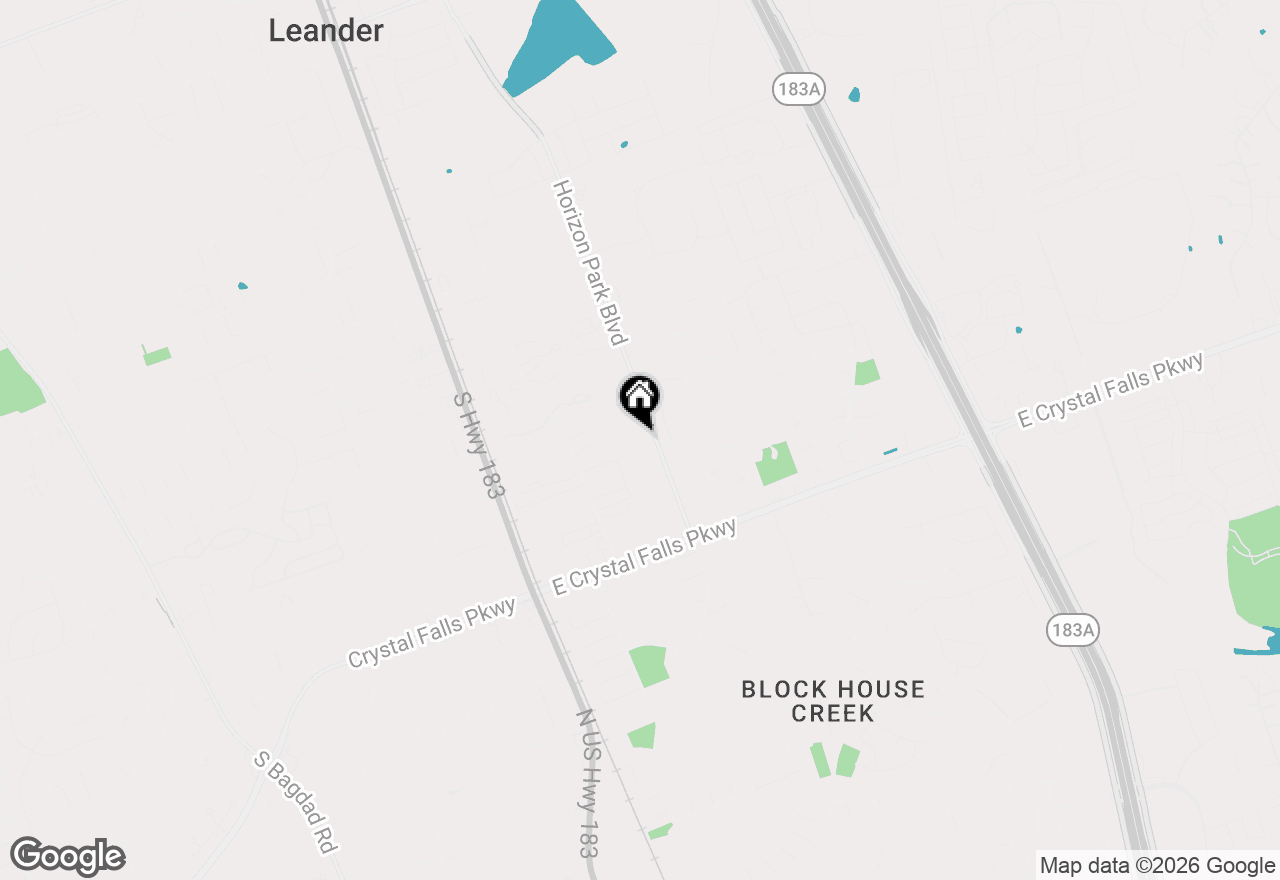 Map of 1303 Horizon Park Blvd, Leander, TX 78641