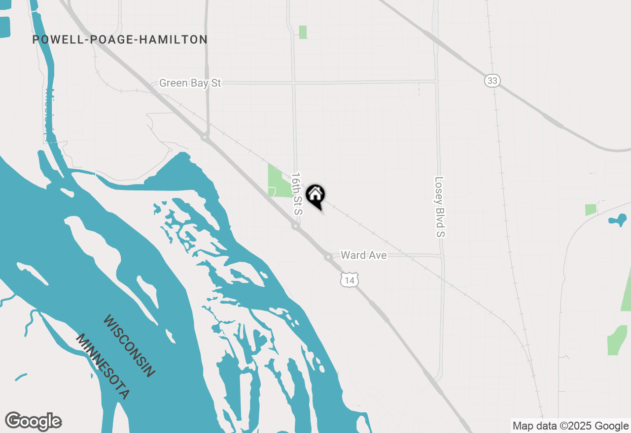 Map of 2537 17th St S, La Crosse, WI 54601