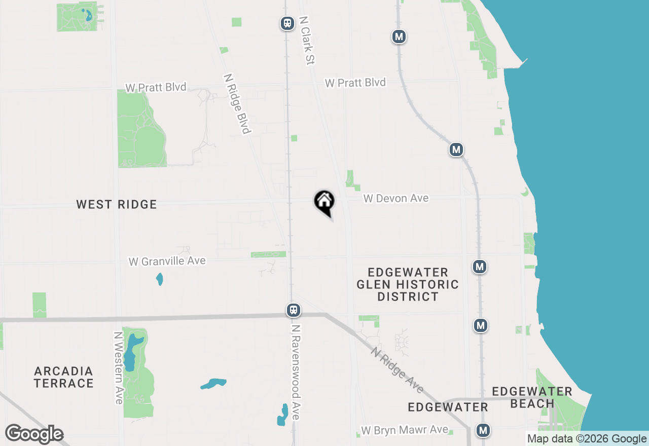 Map of 6330 N Paulina Street, Chicago, IL 60660