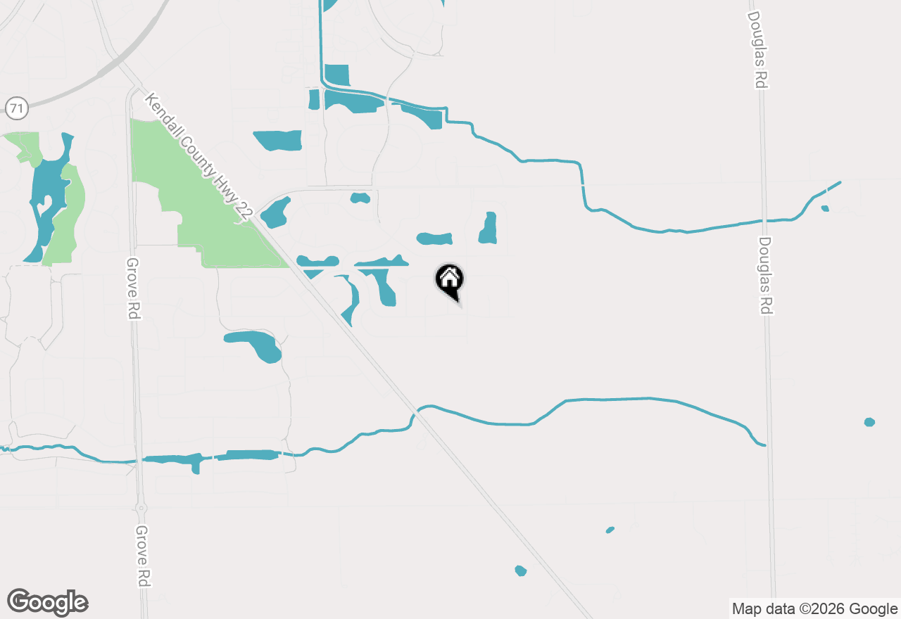 Map of 601 Ironwood Avenue, Oswego, IL 60543