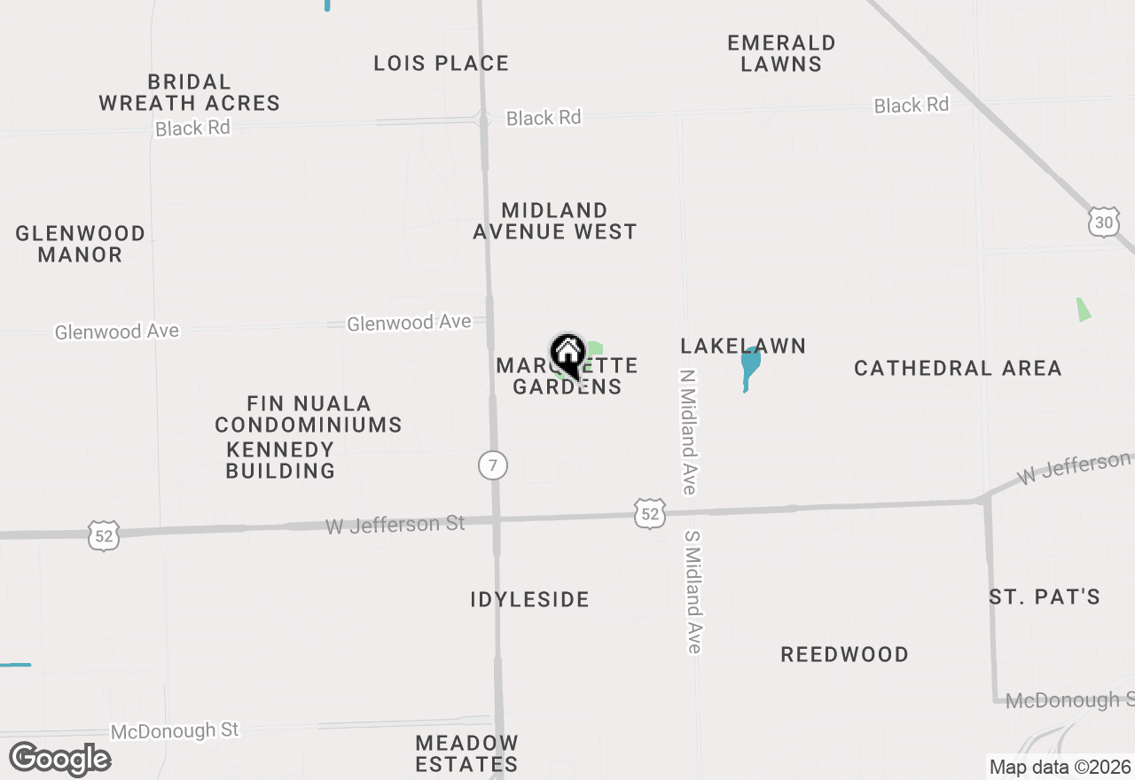 Map of 1606 Stratford Court, Joliet, IL 60435