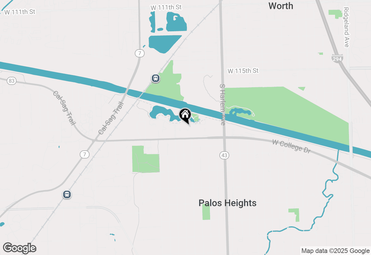 Map of 10 Moorings Drive, Palos Heights, IL 60463