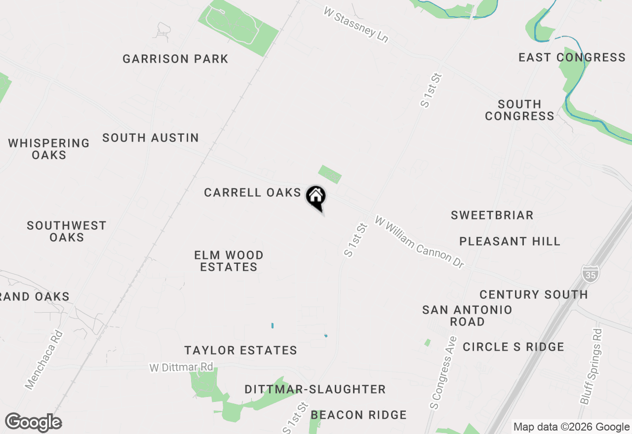Map of 908 Echo Ln, Austin, TX 78745