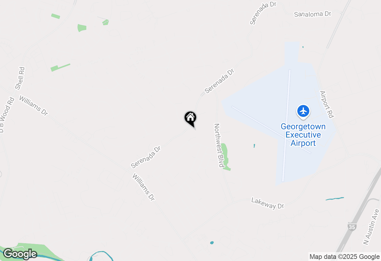 Map of 200 Serenada Dr, Georgetown, TX 78628