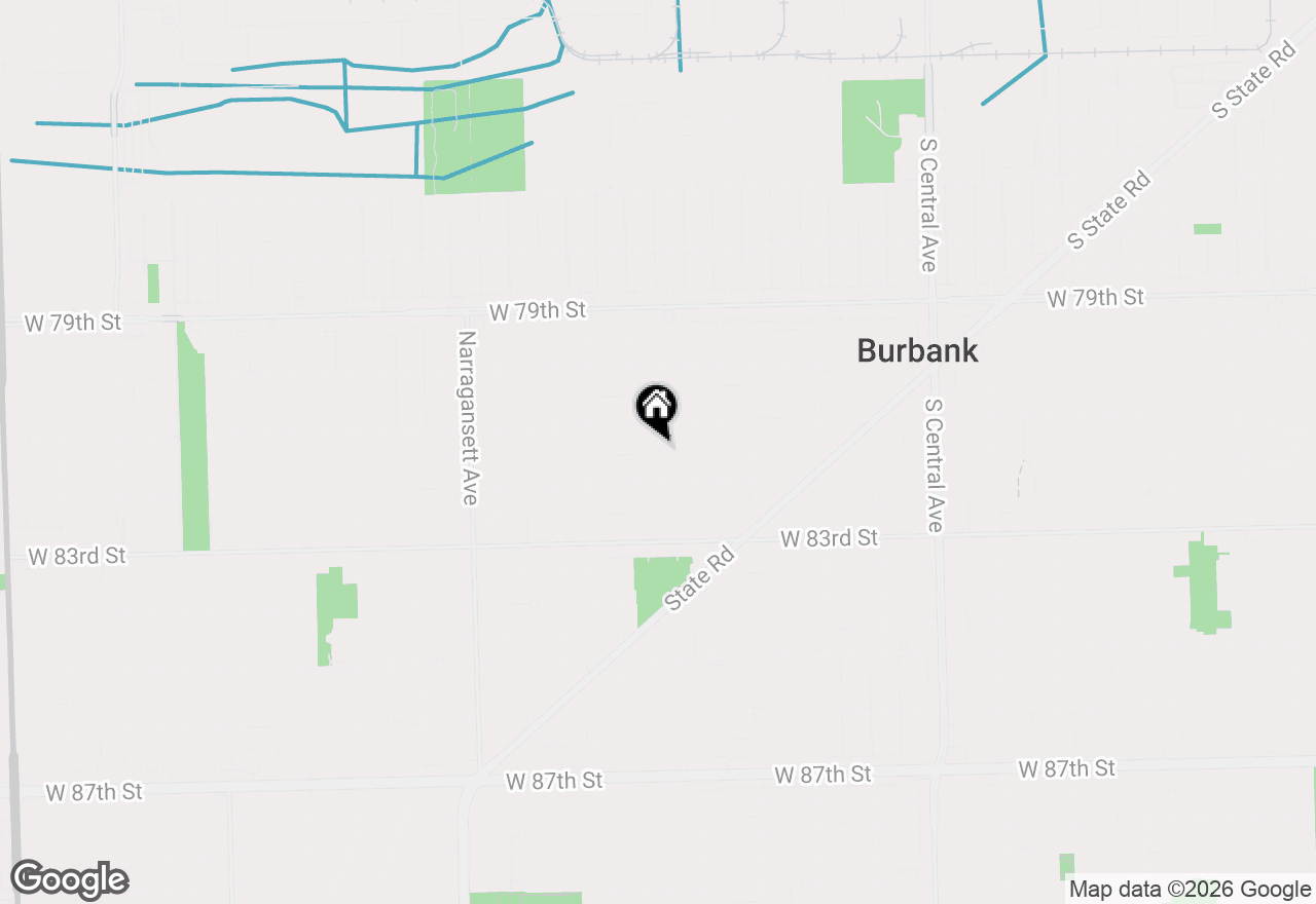 Map of (Address confidential), Burbank, Illinois 60459