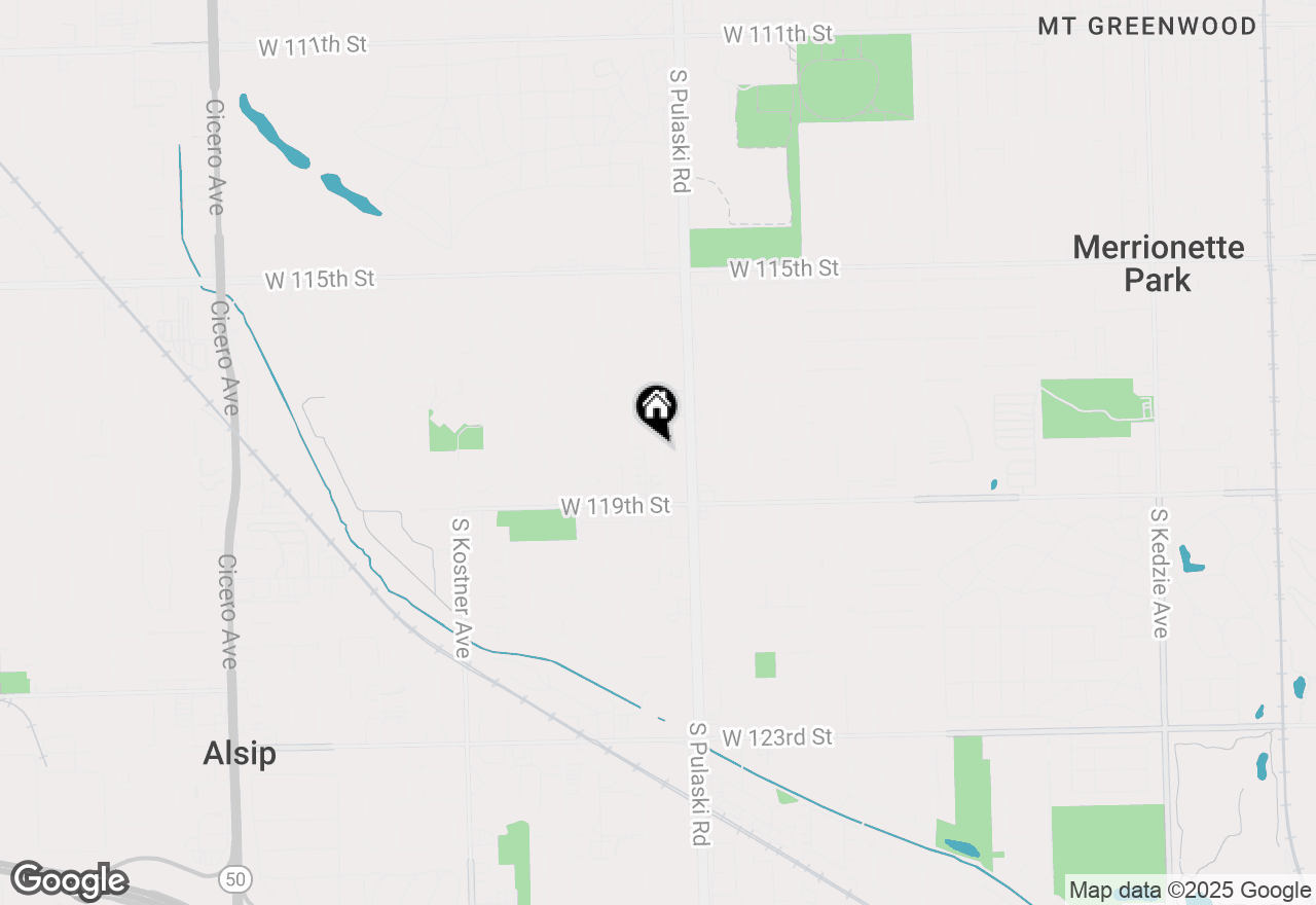 Map of 11800 S Komensky Avenue #203, Alsip, IL 60803