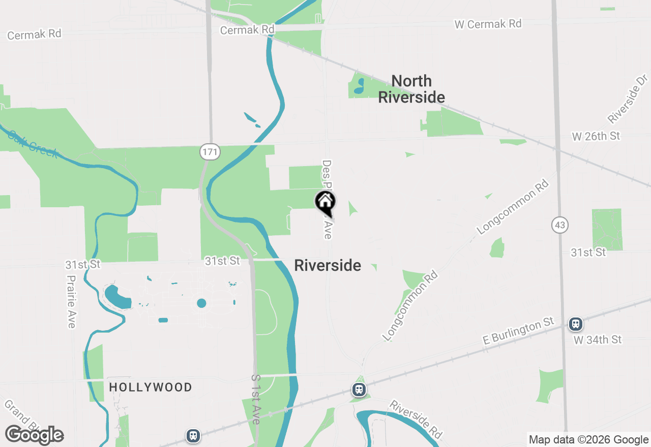 Map of 2950 Desplaines Avenue #2950, North Riverside, IL 60546