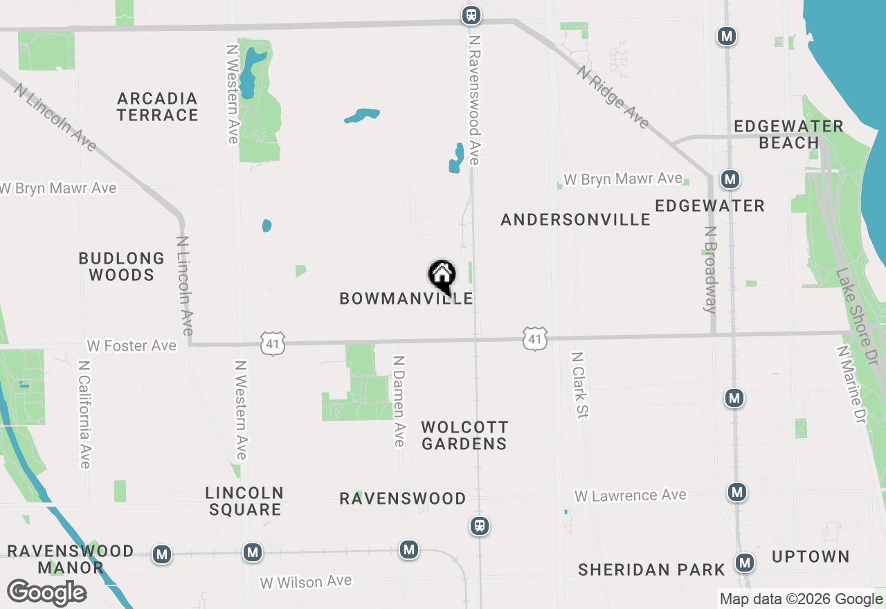 Map of 1901 W Berwyn Avenue, Chicago, IL 60640
