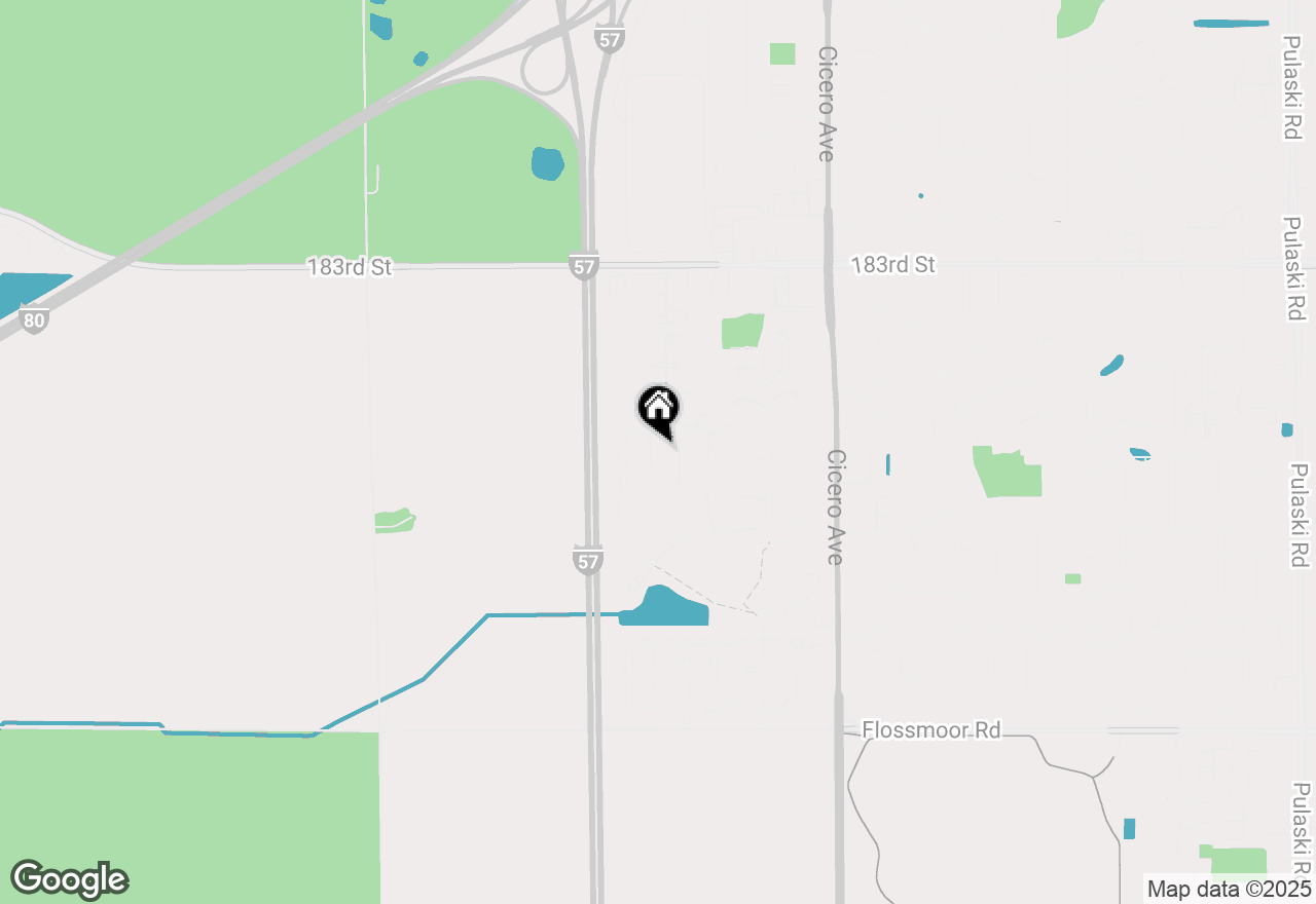 Map of 18609 Amlin Circle, Country Club Hills, IL 60478