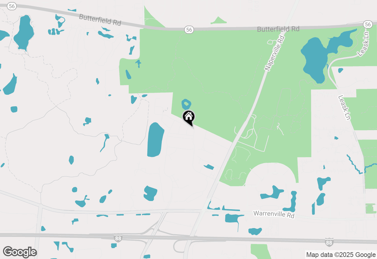 Map of 2575 Weatherbee Lane, Naperville, IL 60563