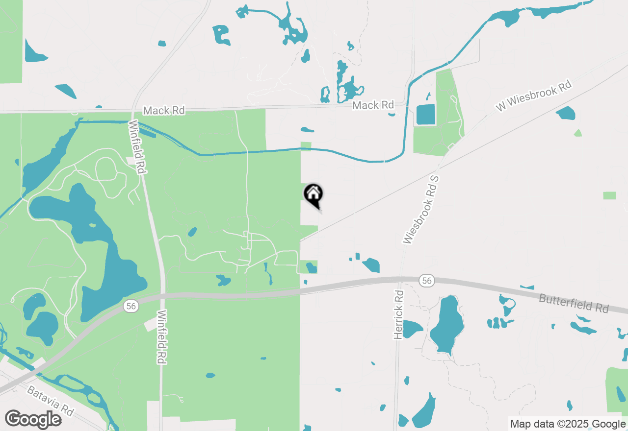 Map of 2S384 Madison Street, Wheaton, IL 60189