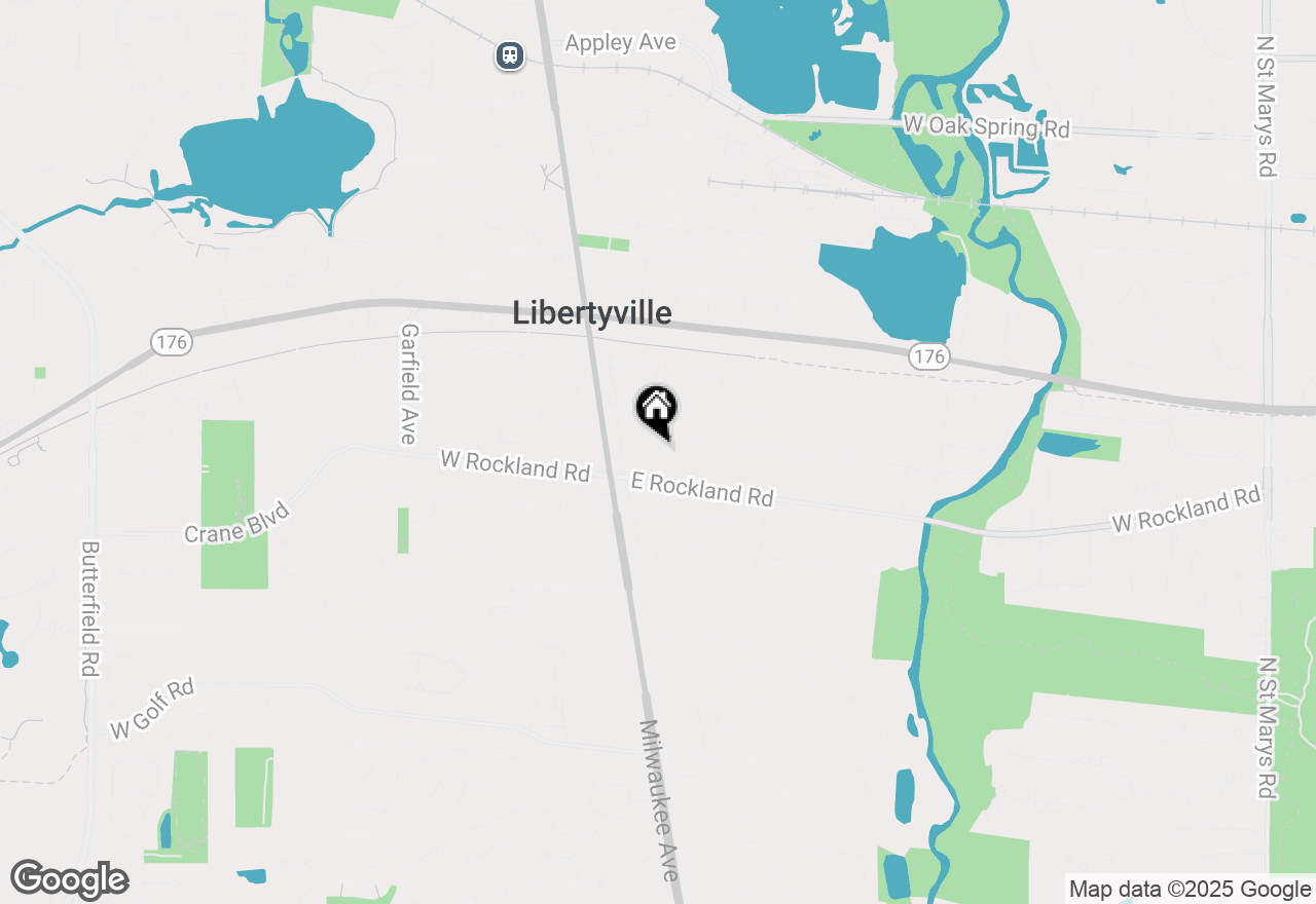 Map of 413 2nd Avenue, Libertyville, IL 60048