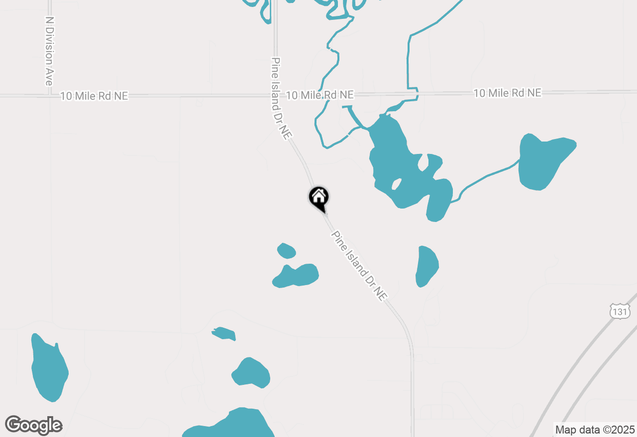 Map of 8031 Pine Island Drive Ne, Belmont, MI 49306