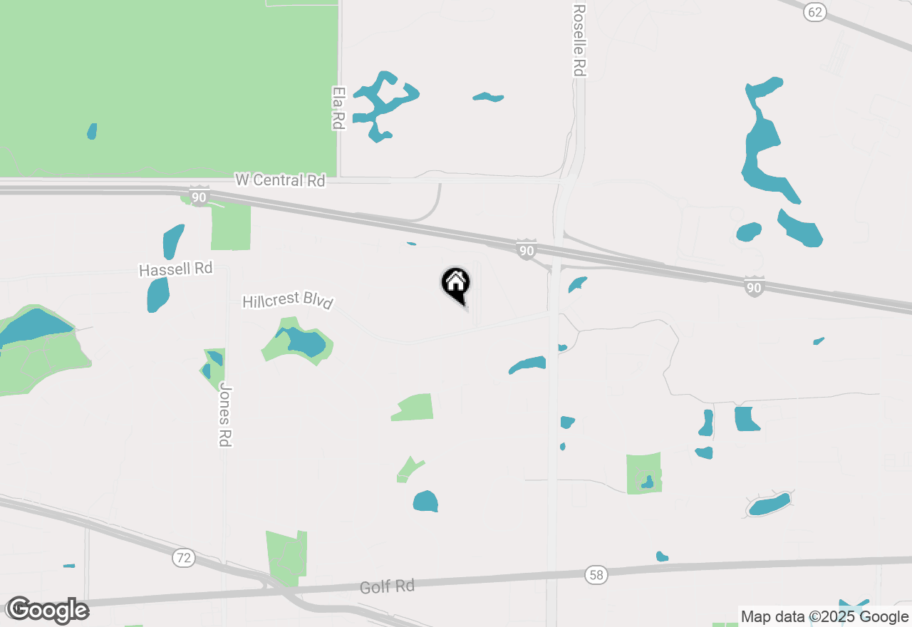 Map of 1850 Pierce Road, Hoffman Estates, IL 60169