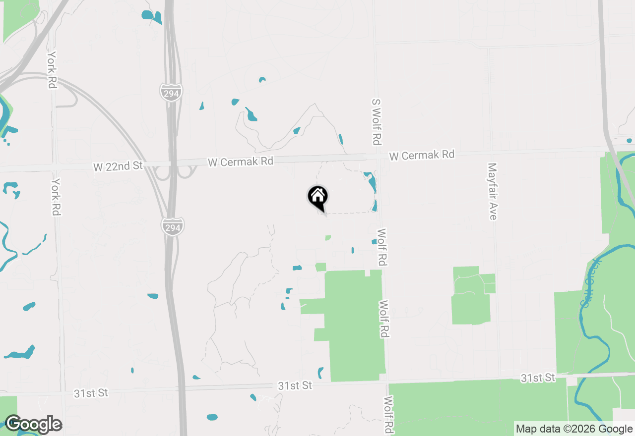 Map of 11404 Prescott Lane, Westchester, IL 60154