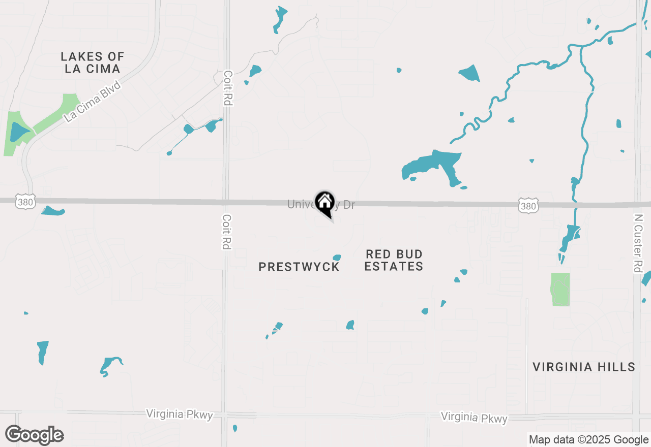 Map of 11804 Bertram Road, Mckinney, TX 75071