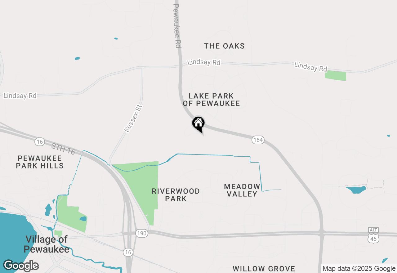 Map of 636 Pewaukee Rd #F, Pewaukee, WI 53072