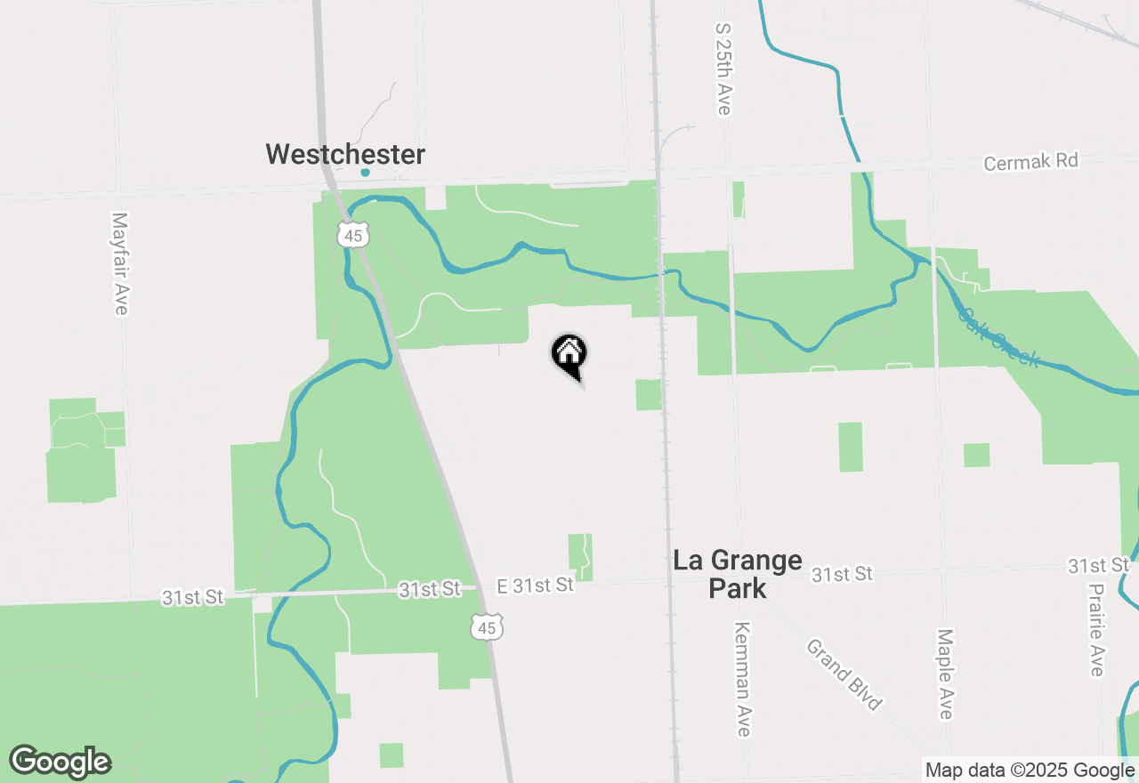 Map of 1524 Robinhood Lane, La Grange Park, IL 60526