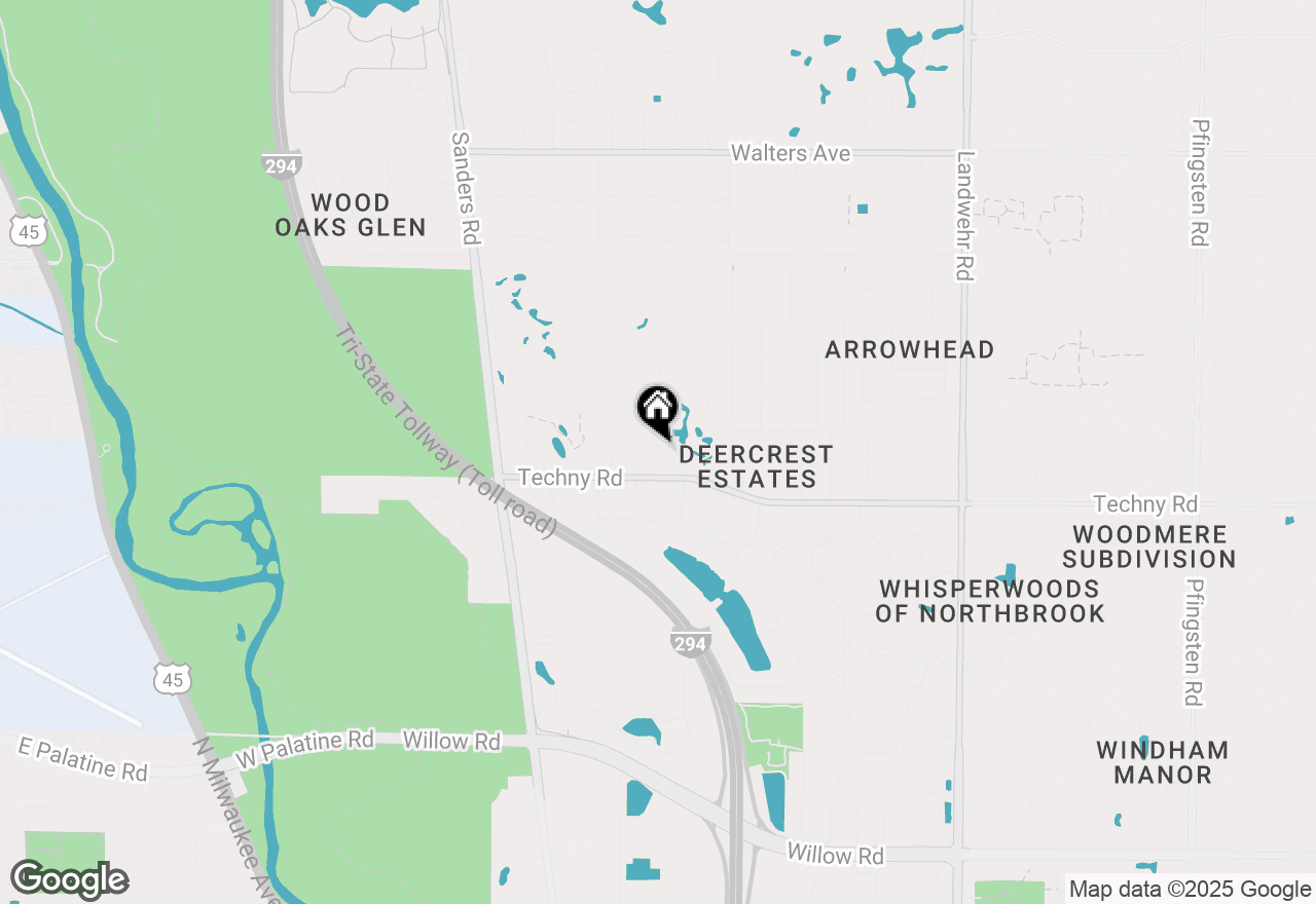 Map of 3713 Provenance Way, Northbrook, IL 60062