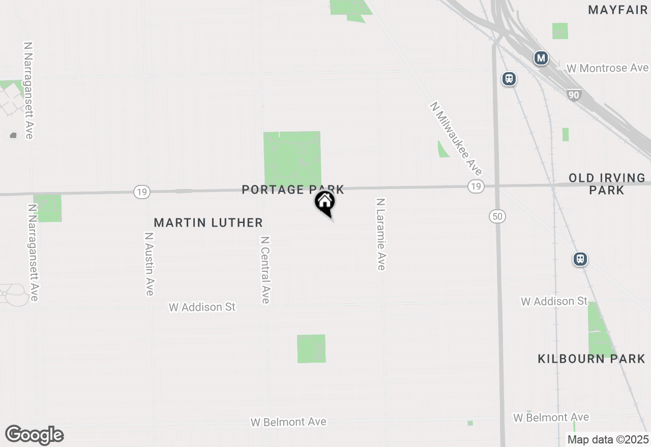 Map of 3853 N Long Avenue #1N, Chicago, IL 60641