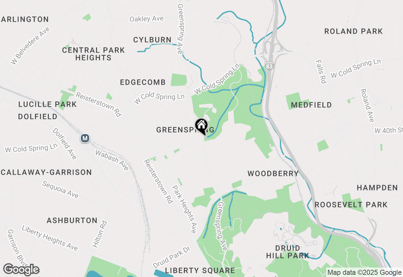 Map of 3926 Greenspring Avenue, Baltimore, MD 21211