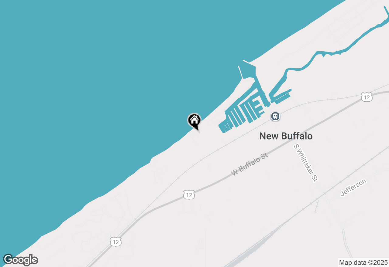 Map of 408 Beach Court, New Buffalo, MI 49117