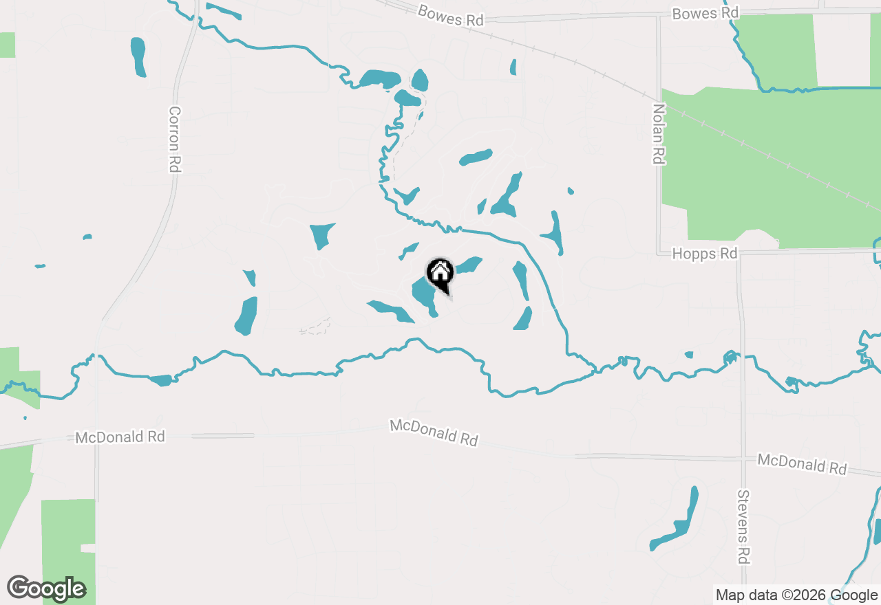 Map of 3556 Crosswater Court, Elgin, IL 60124