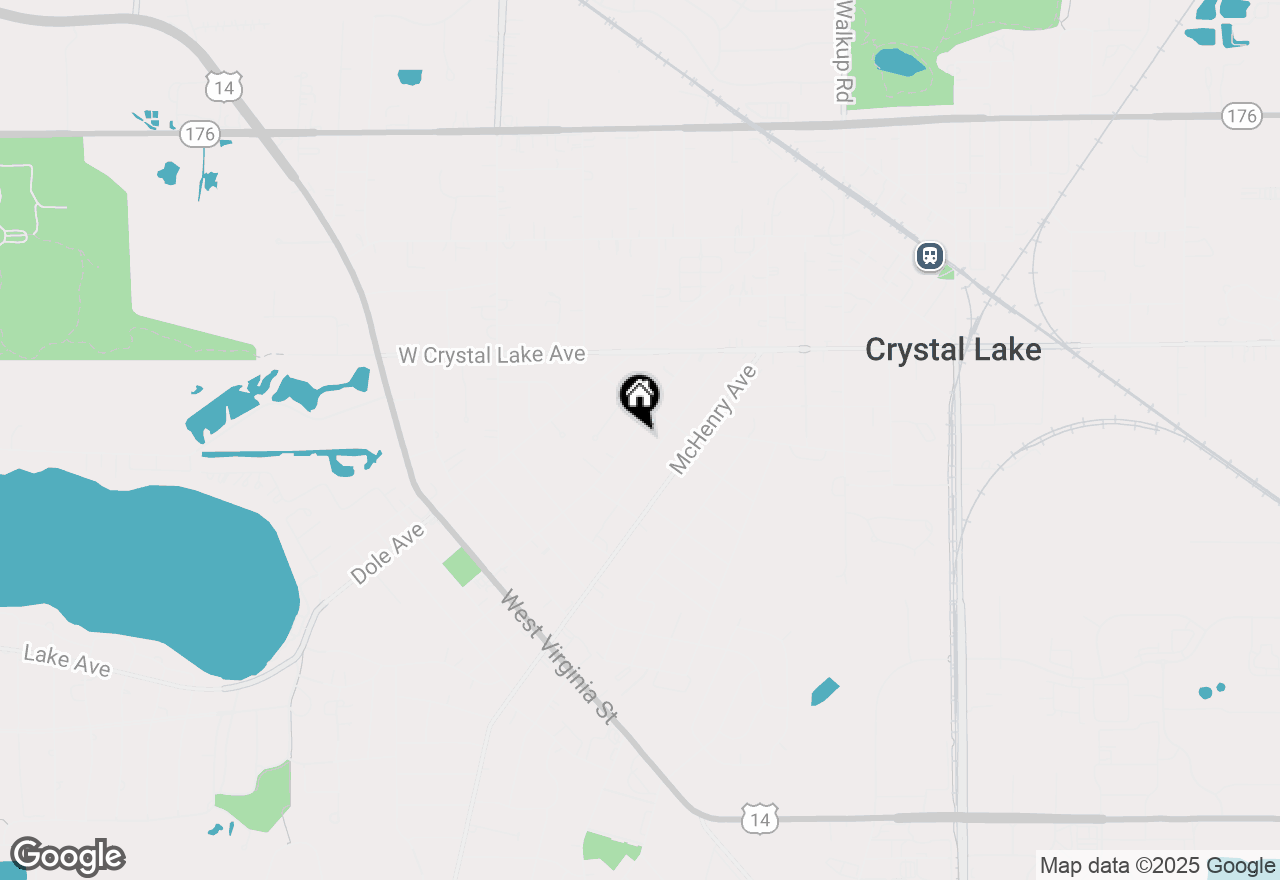 Map of 91 Pomeroy Avenue, Crystal Lake, IL 60014