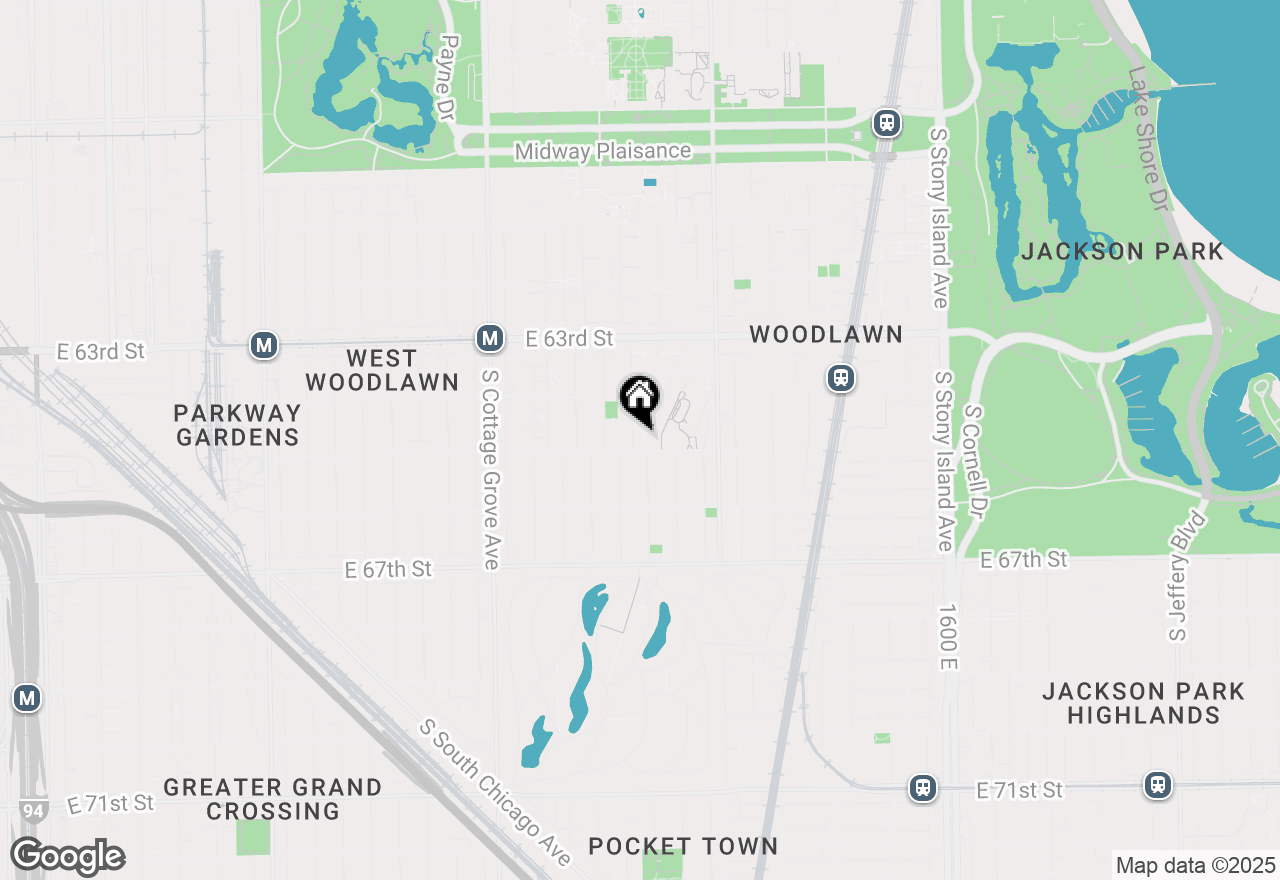 Map of 6450 S Greenwood Avenue, Chicago, IL 60637