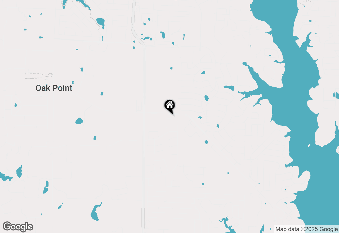 Map of 525 Brookhaven Lane, Oak Point, TX 75068