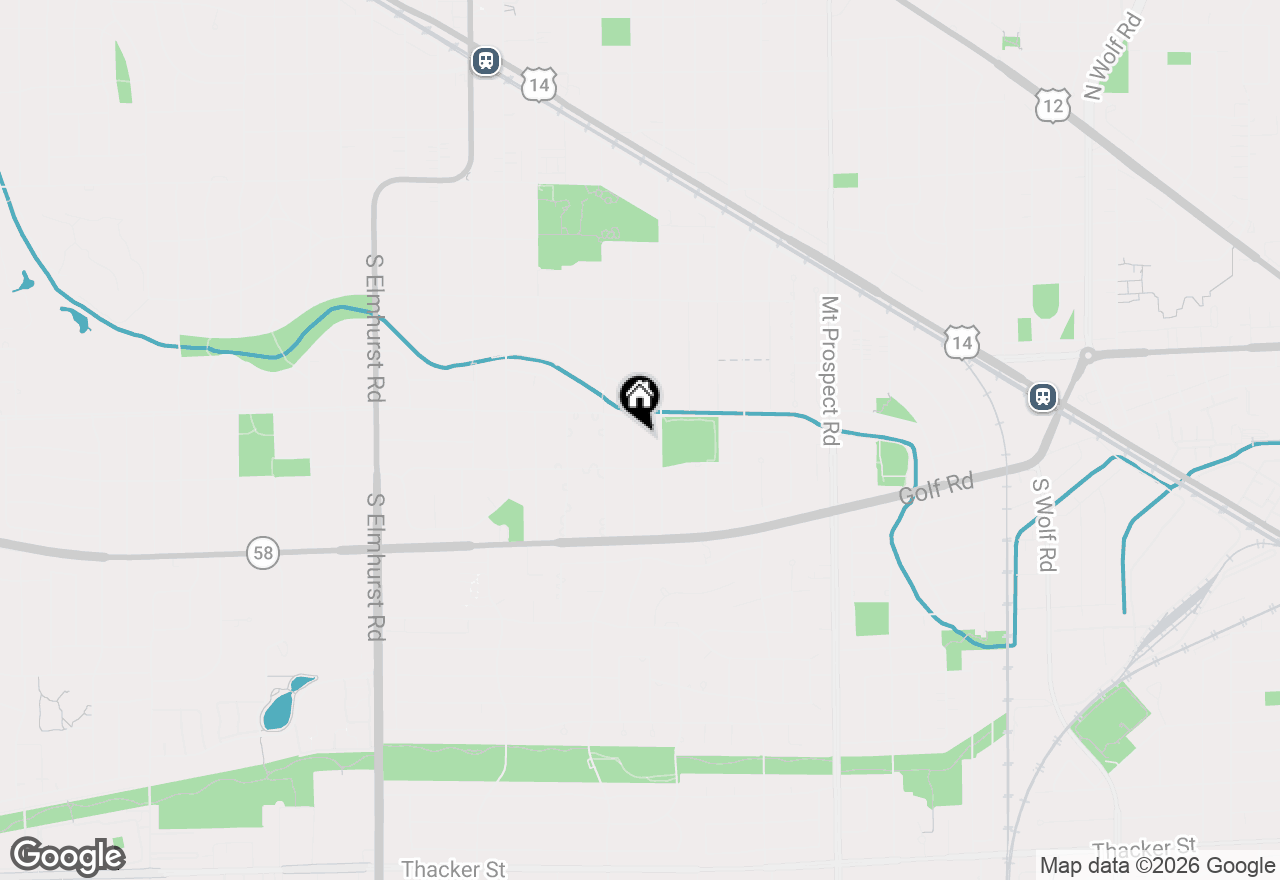 Map of 807 S Owen Street, Mount Prospect, IL 60056