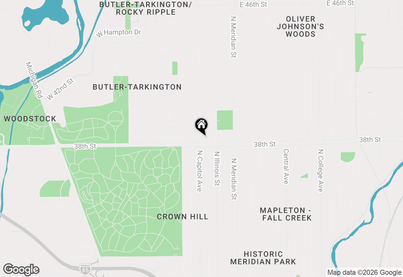 Map of 3819 N Capitol Avenue, Indianapolis, IN 46208