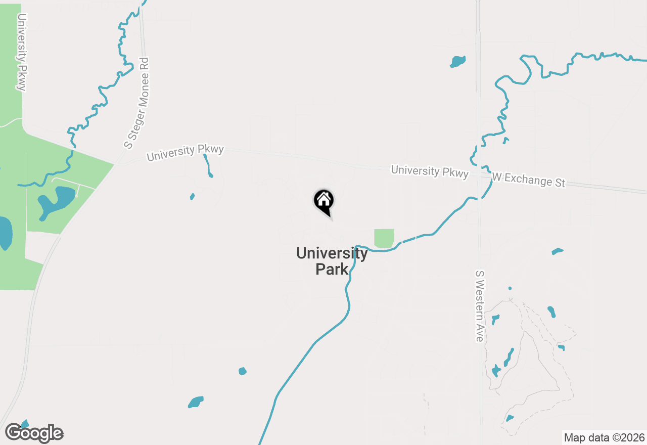 Map of (Address confidential), University Park, Illinois 60484