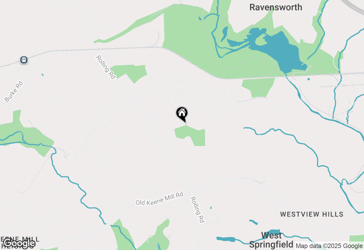 Map of 8405 Fenwood Drive, Springfield, VA 22152