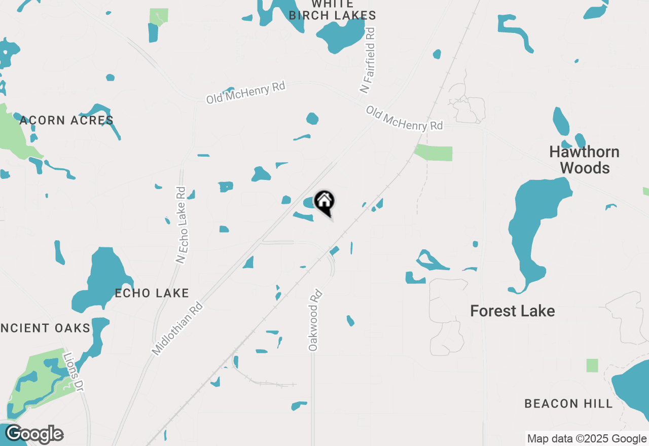 Map of 923 March Street, Lake Zurich, IL 60047