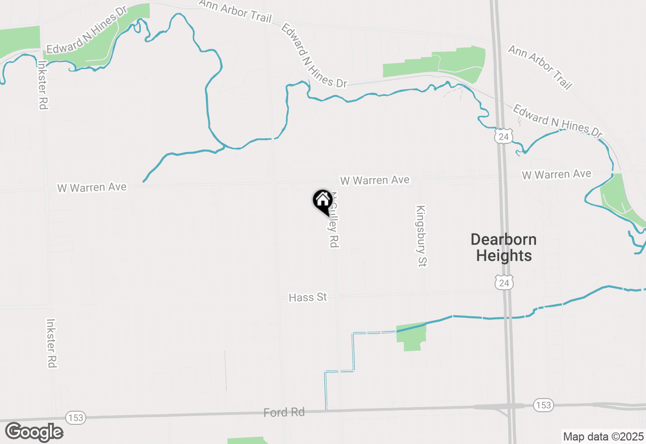 Map of 6916 Kinmore Street, Dearborn Heights, MI 48127