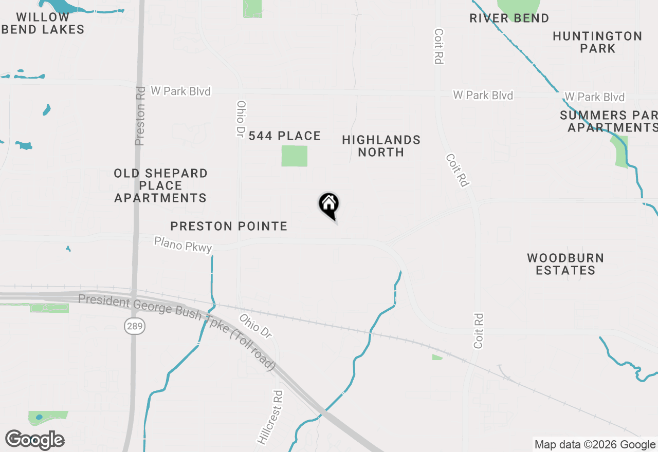 Map of 4400 Odessa Drive, Plano, TX 75093