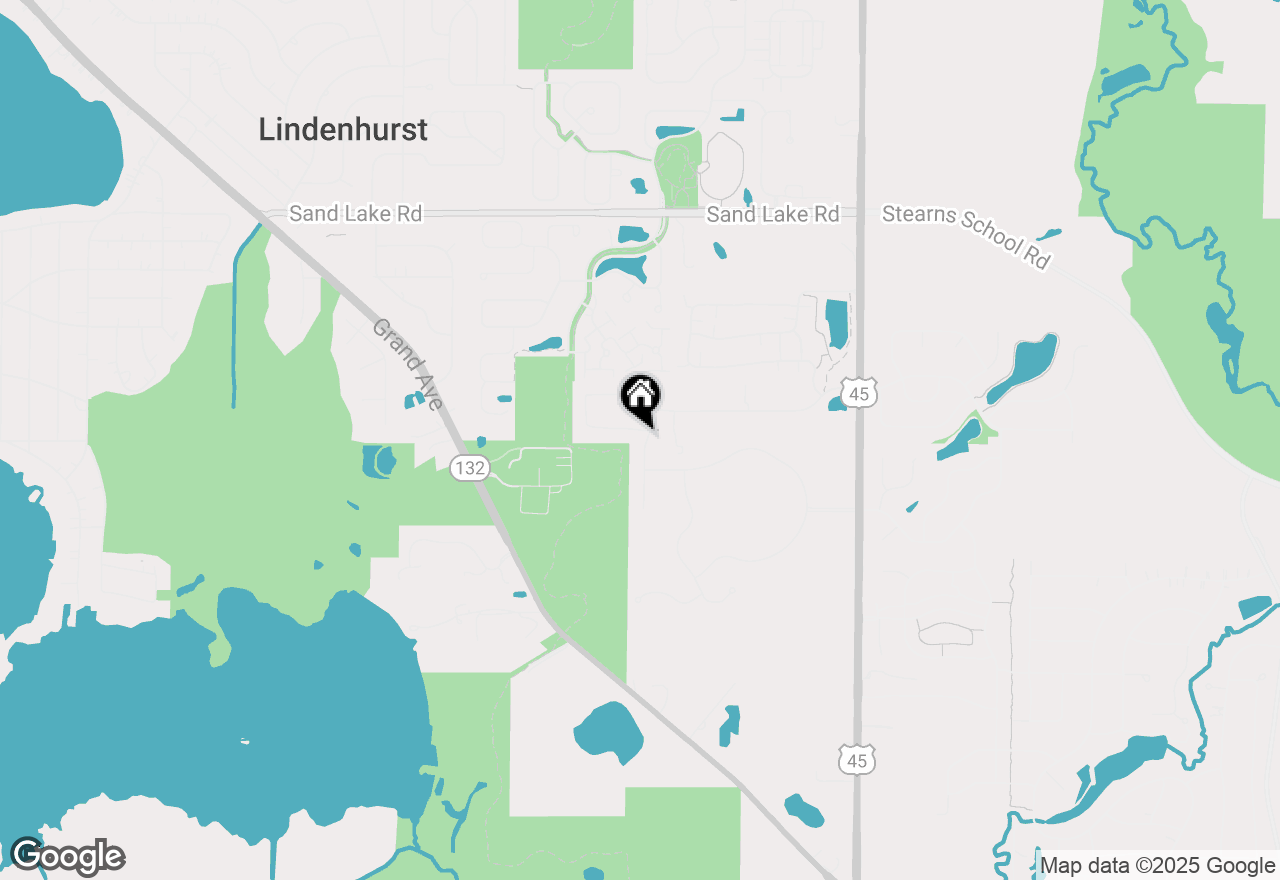 Map of 2813 Spring Circle South, Lindenhurst, IL 60046
