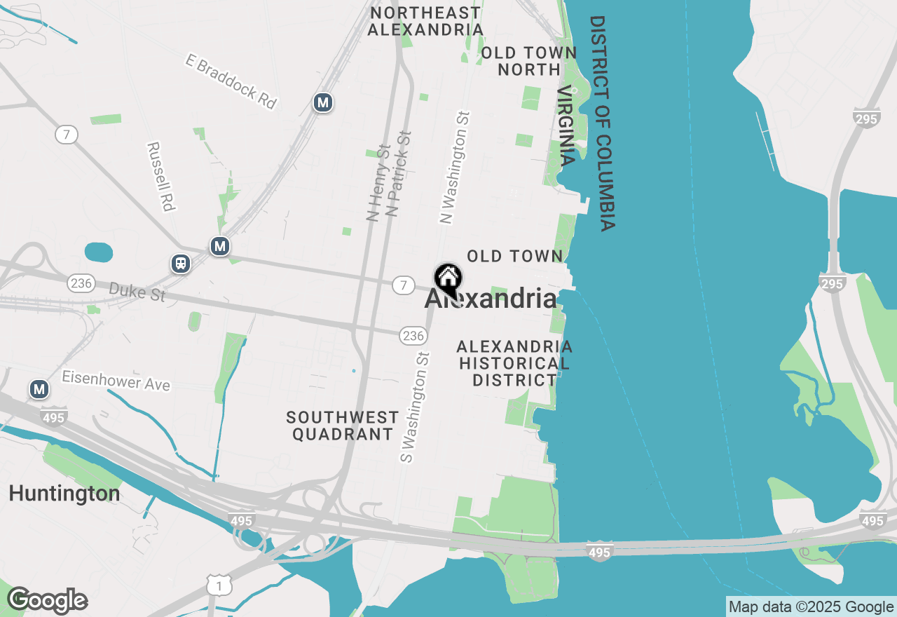 Map of 117 S Saint Asaph Street, Alexandria, VA 22314