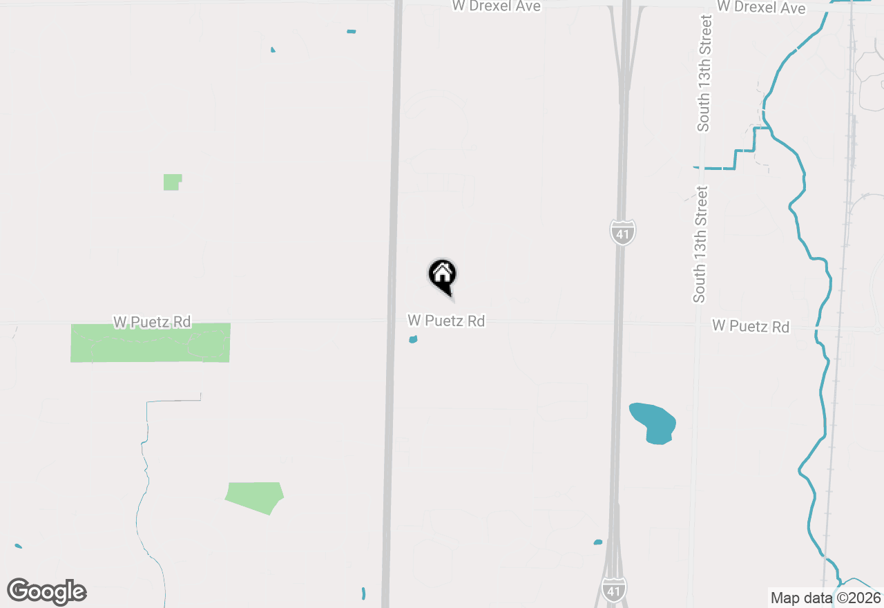 Map of 8650 S Roxbury Way, Oak Creek, WI 53154