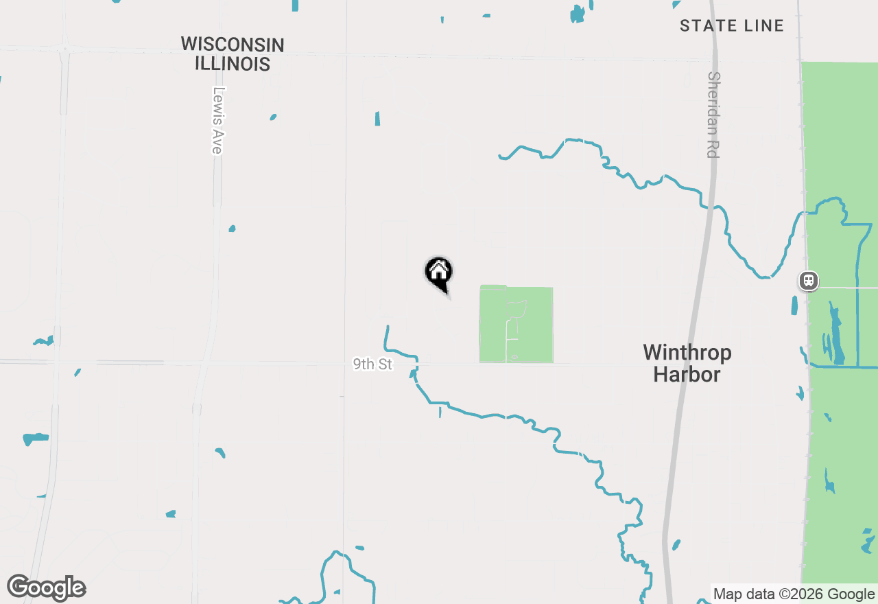 Map of 717 Roberts Road, Winthrop Harbor, IL 60096