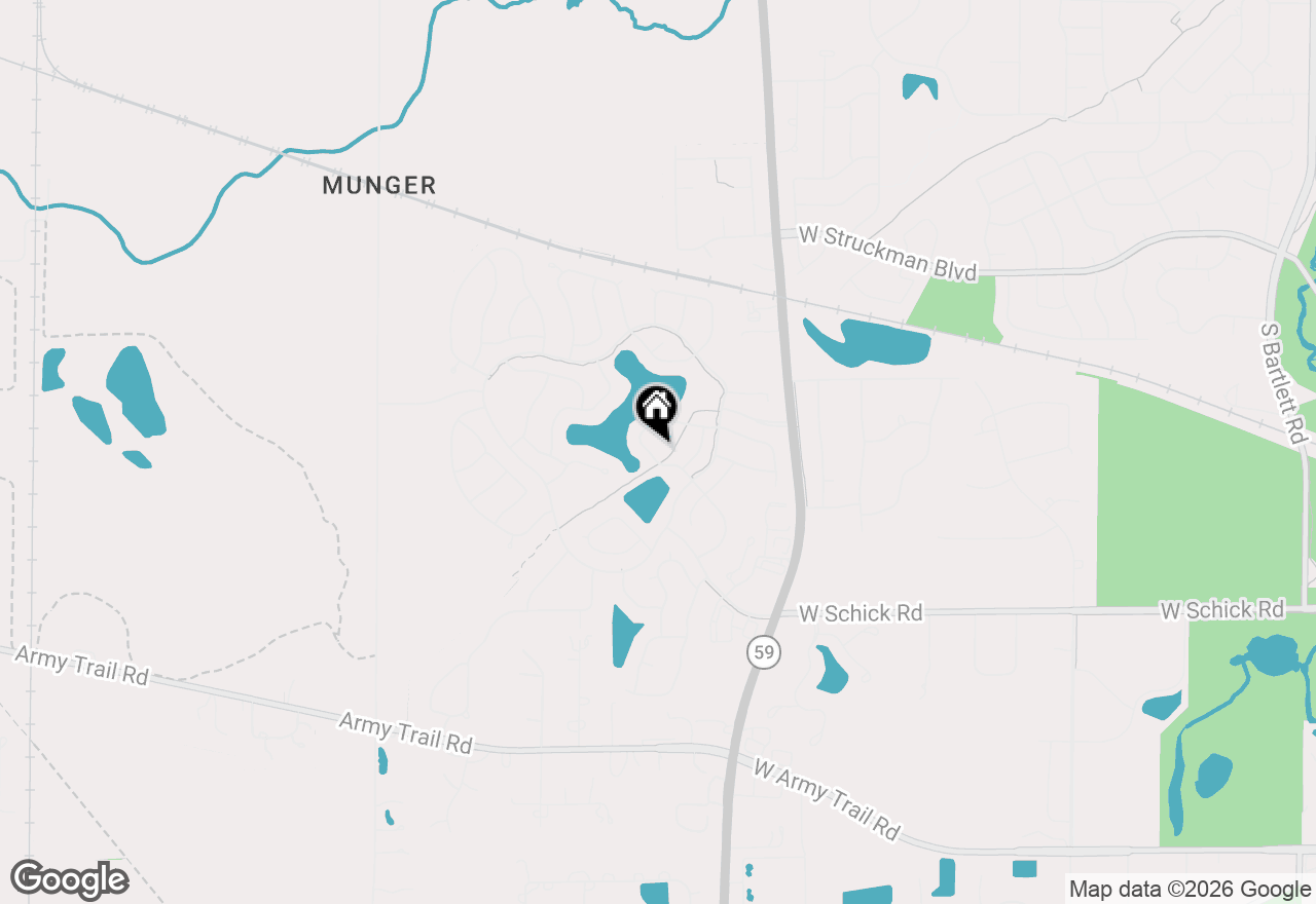 Map of 1271 Appaloosa Way, Bartlett, IL 60103