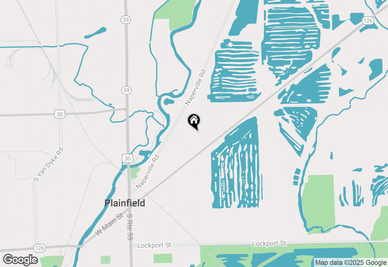 Map of 14403 S Maple Court, Plainfield, IL 60544