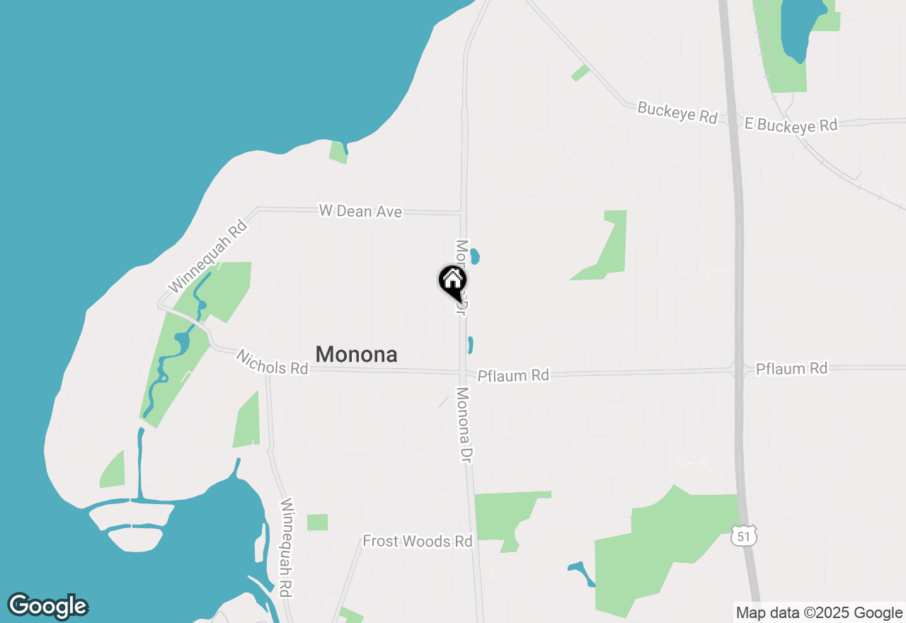Map of 5011 Monona Drive, Monona, WI 53716