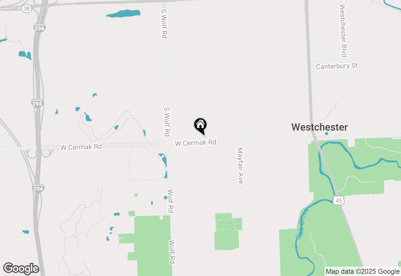 Map of 11111 Shelley Street, Westchester, IL 60154