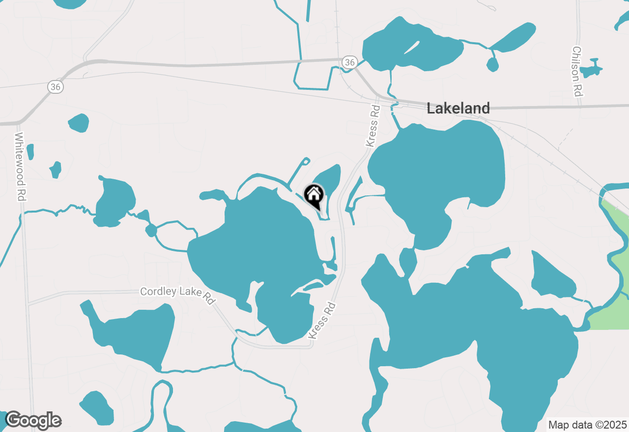 Map of 9940 Bluewater Drive, Pinckney, MI 48169