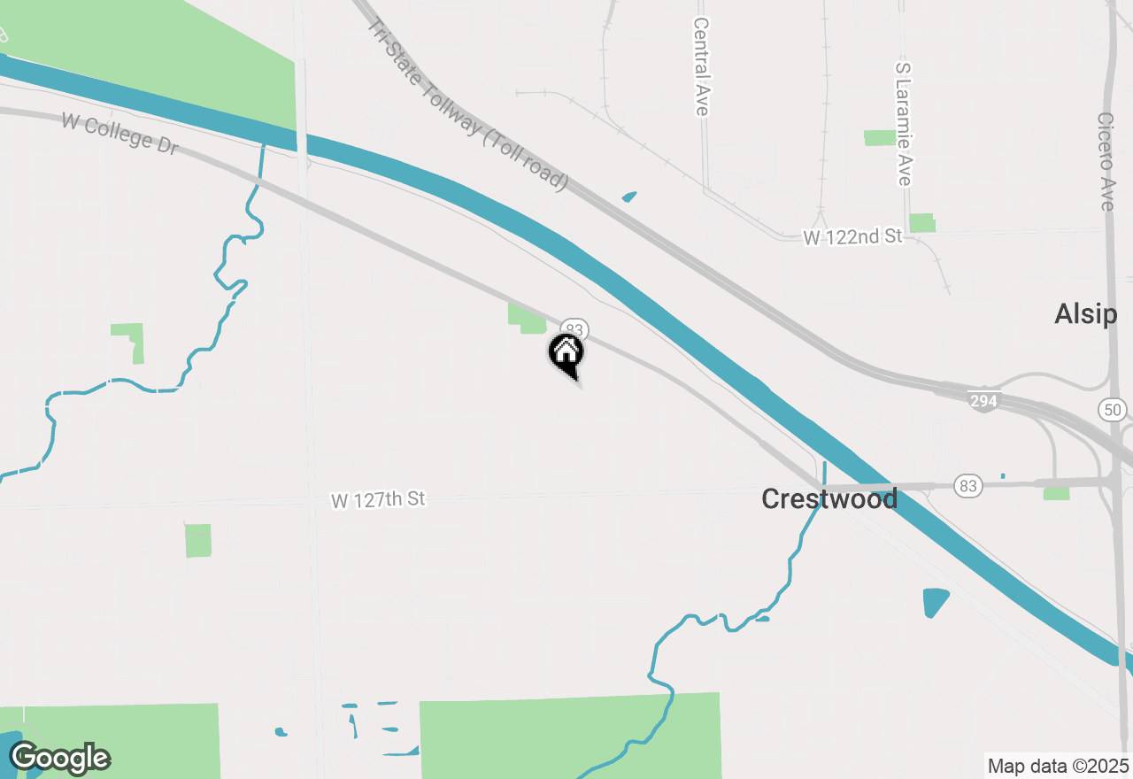 Map of 12501 S Mayfield Avenue, Alsip, IL 60803