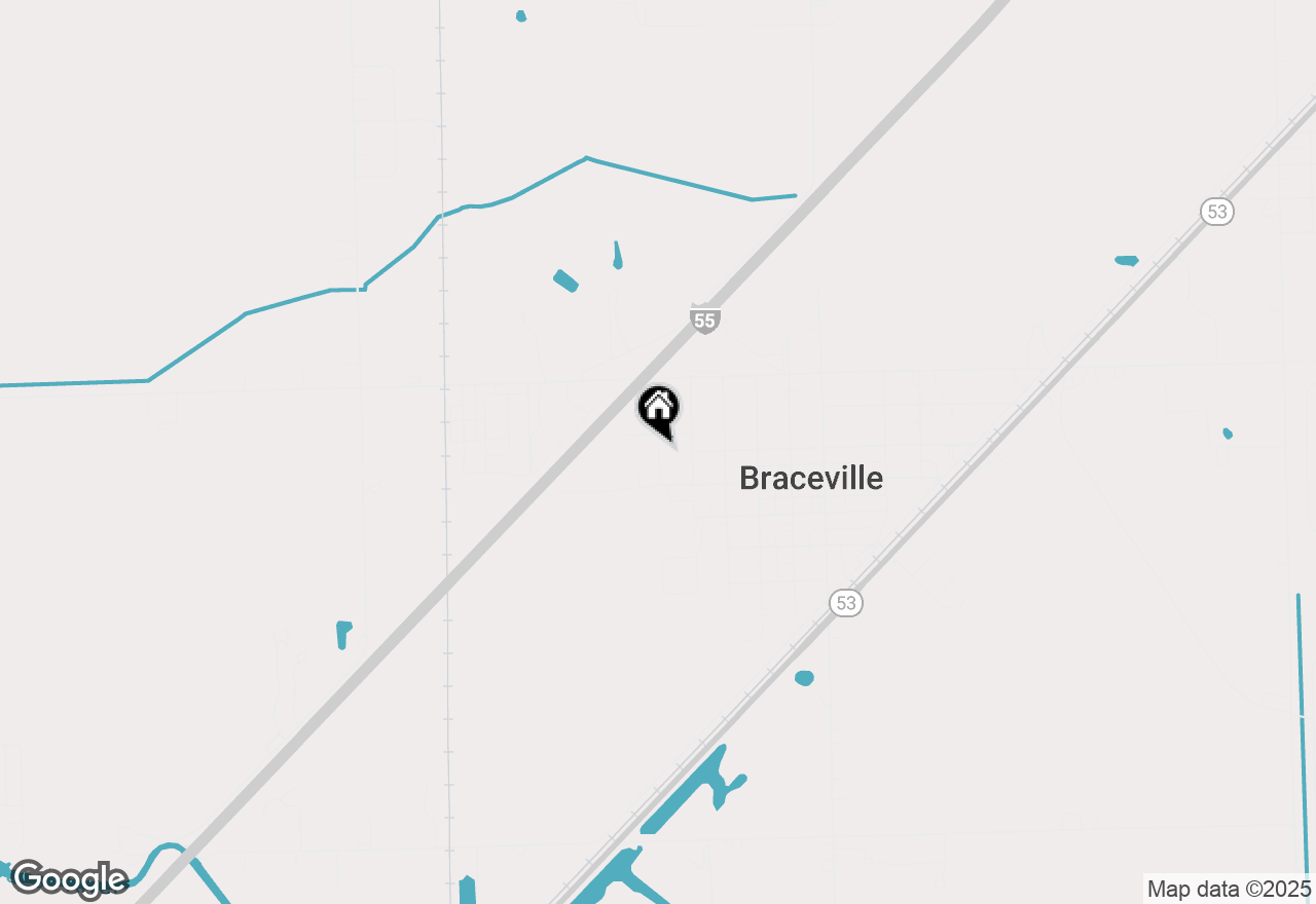 Map of 504 Settlers Trail, Braceville, IL 60407