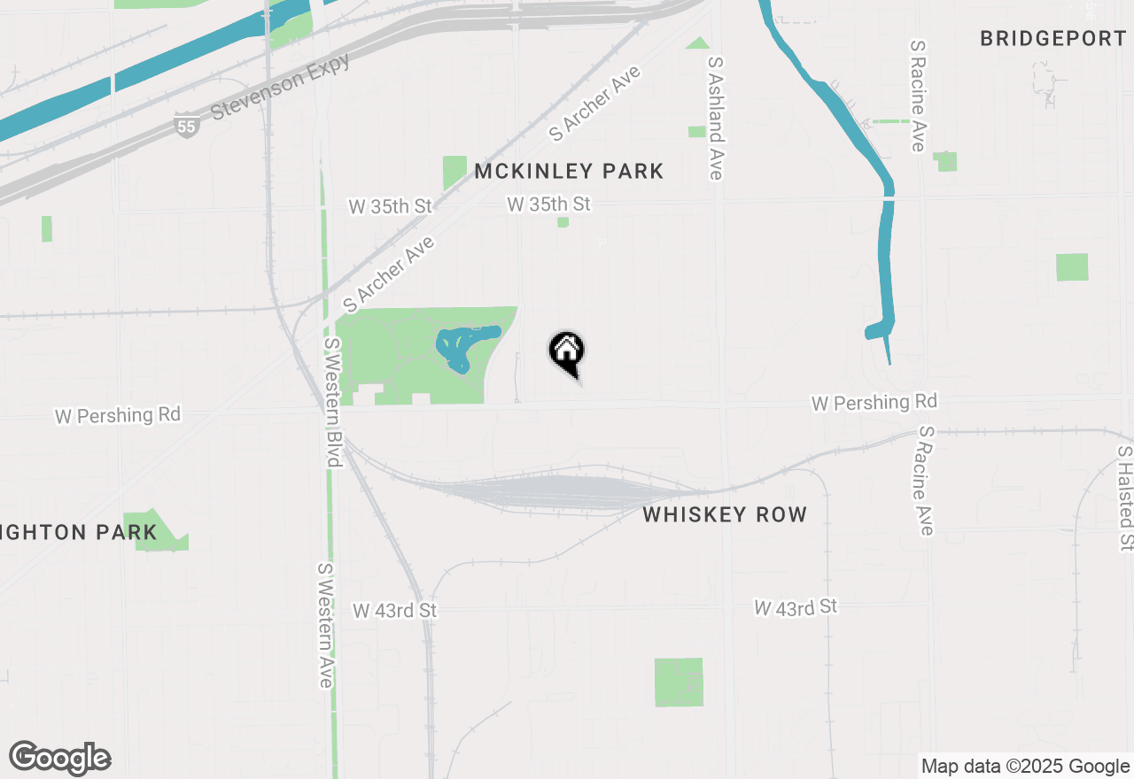 Map of 3840 S Wolcott Avenue #2, Chicago, IL 60609