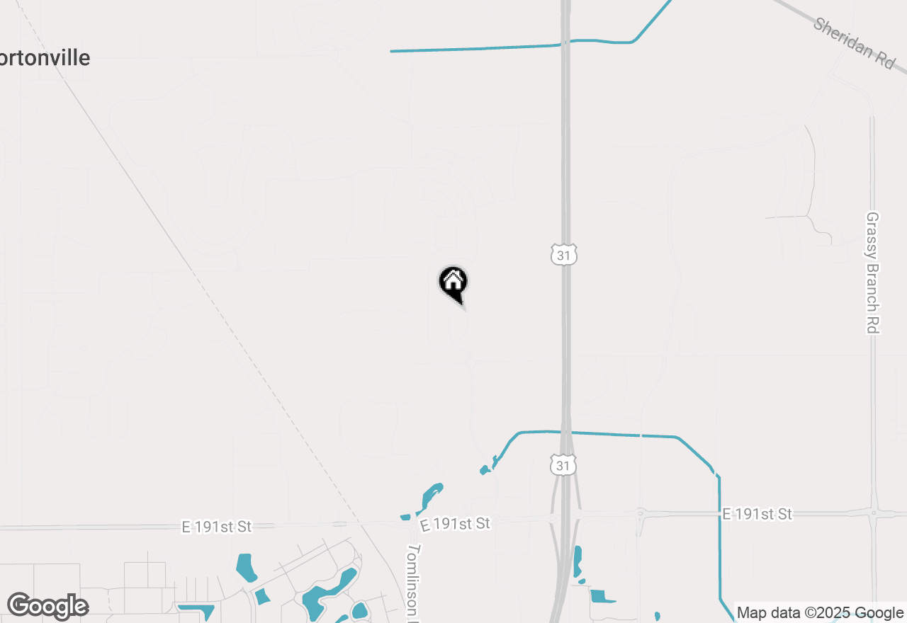 Map of 1434 Chatham Hills Boulevard, Westfield, IN 46074